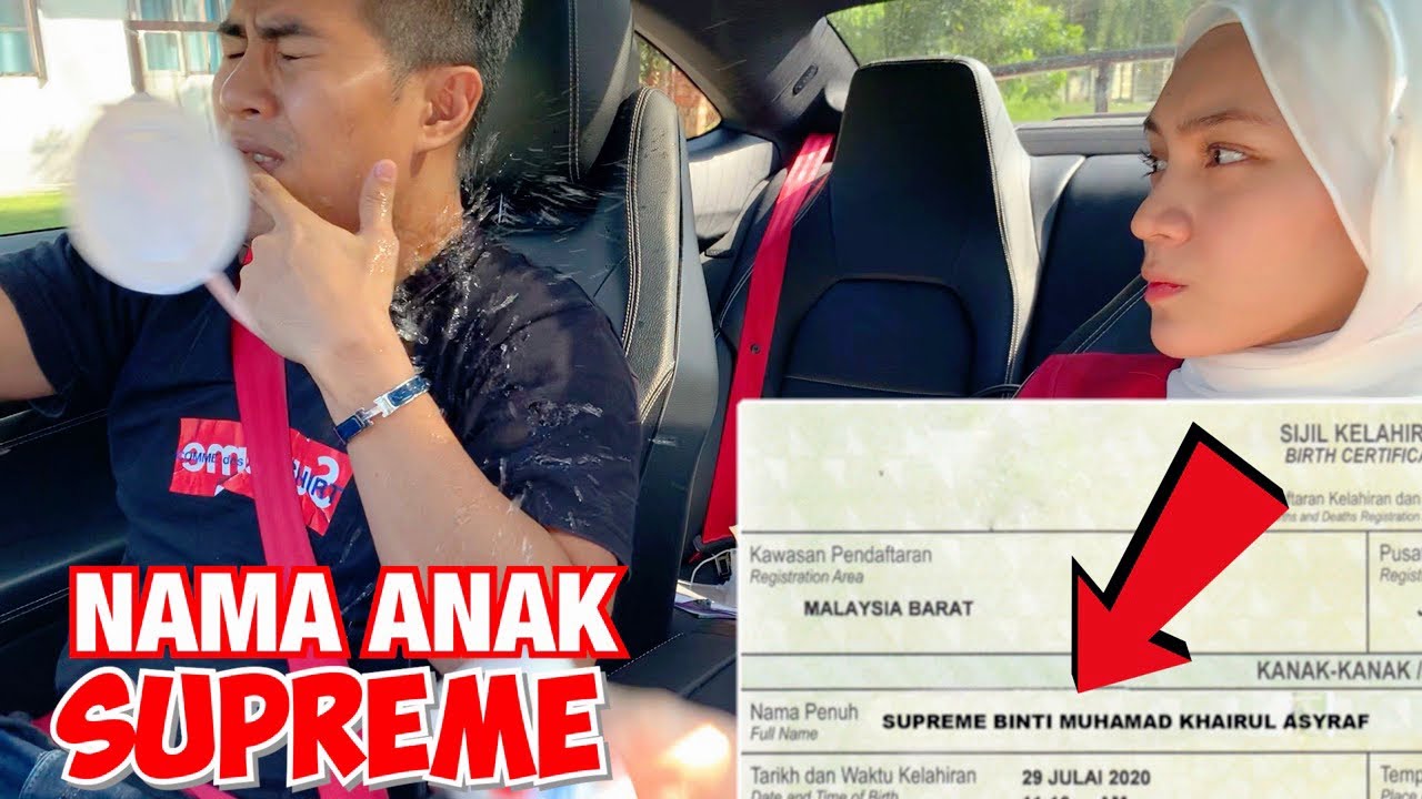 Daftar Nama Anak SUPREME ! Kena Simbah AIR !