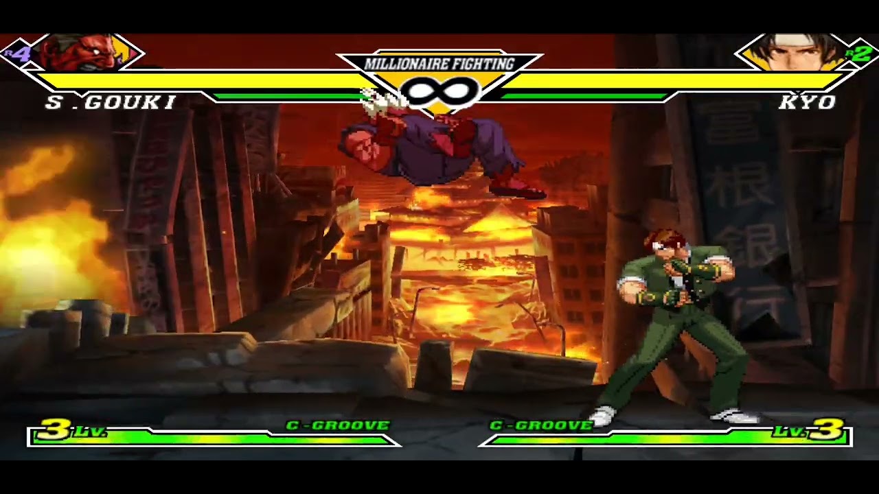 Capcom vs SNK 2 - Trying out CPU Shin Akuma
