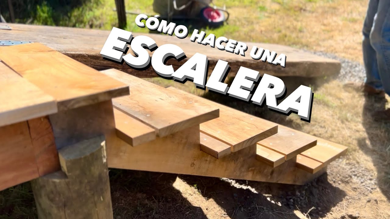 C&oacute;mo Hacer Una ESCALERA De Madera