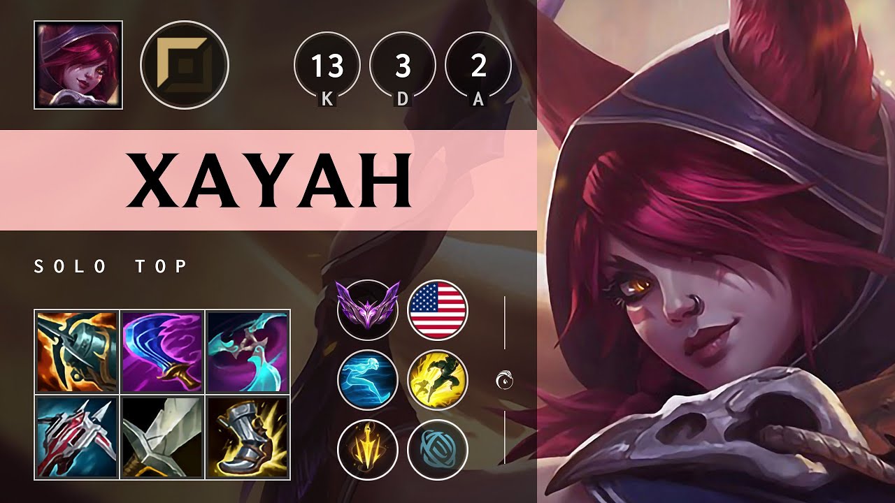 Xayah Top vs Karthus: Legendary - NA Master Patch 14.24