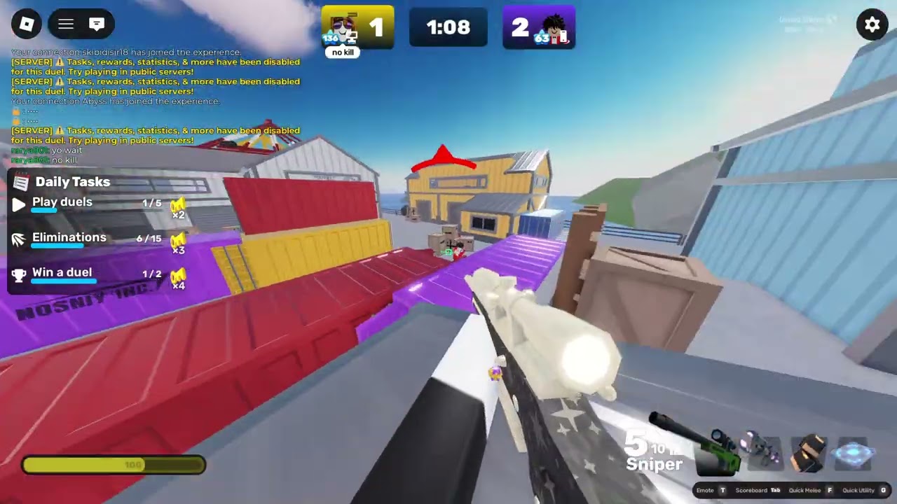 Playing rivals with little bro and hitting sniper shots