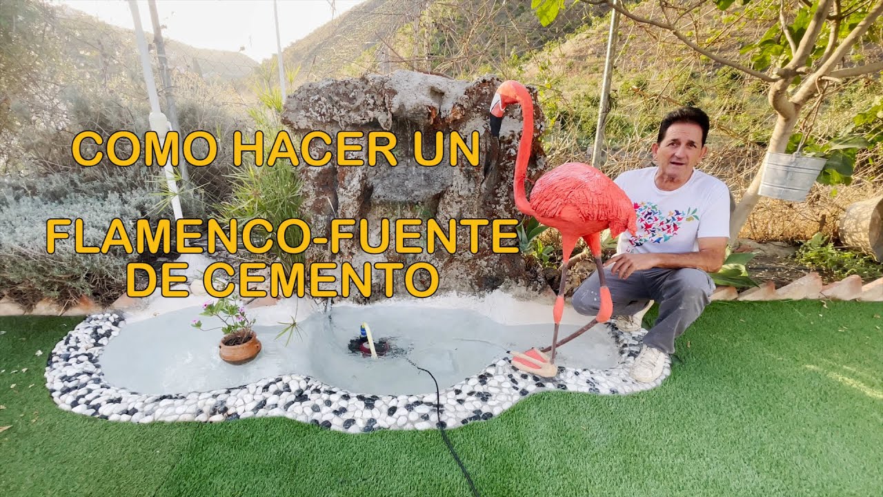 Como hacer un Flamenco - Fuente de Cemento
