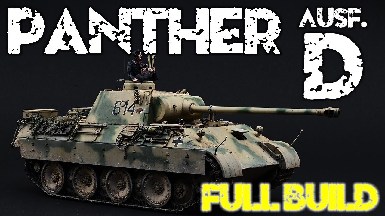 МОЙ PANTHER Ausf.D КУРСК - ПОЛНАЯ КОНСТРУКЦИЯ, масштаб 1/35