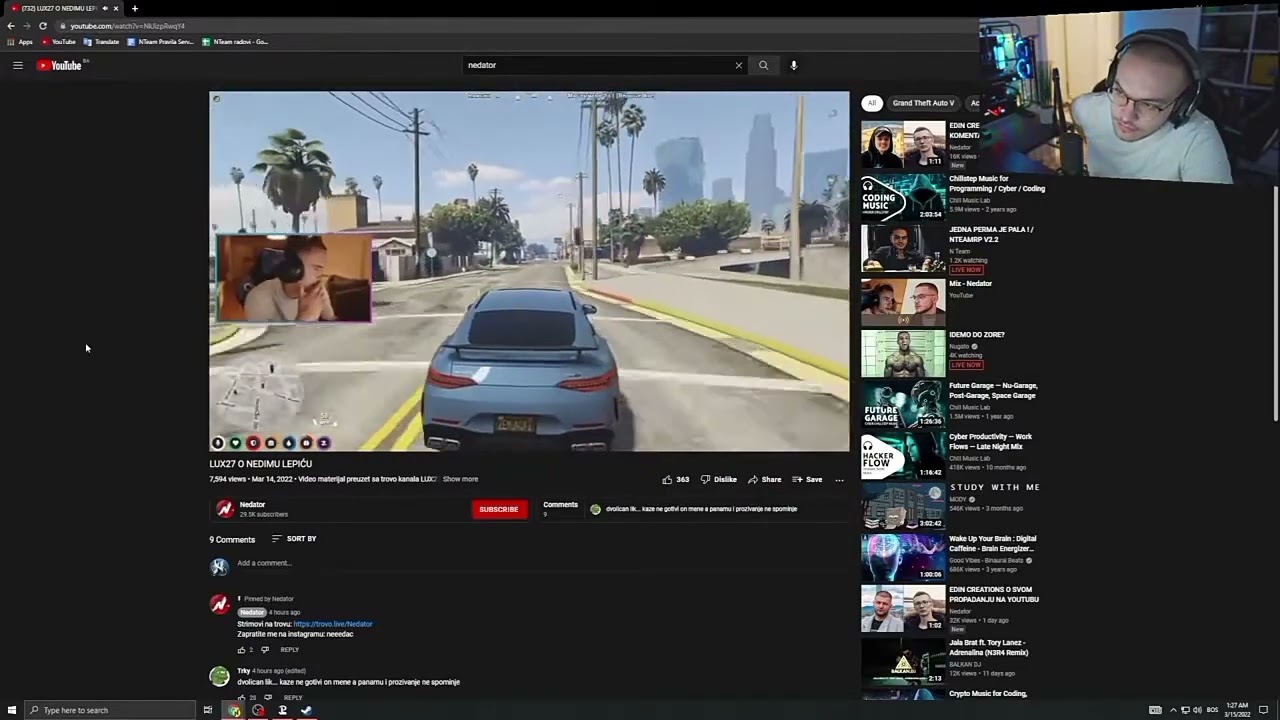 NEDIMOVA REAKCIJA NA LUXOVO MISLJENJE O NJEMU | N TEAM ROLEPLAY