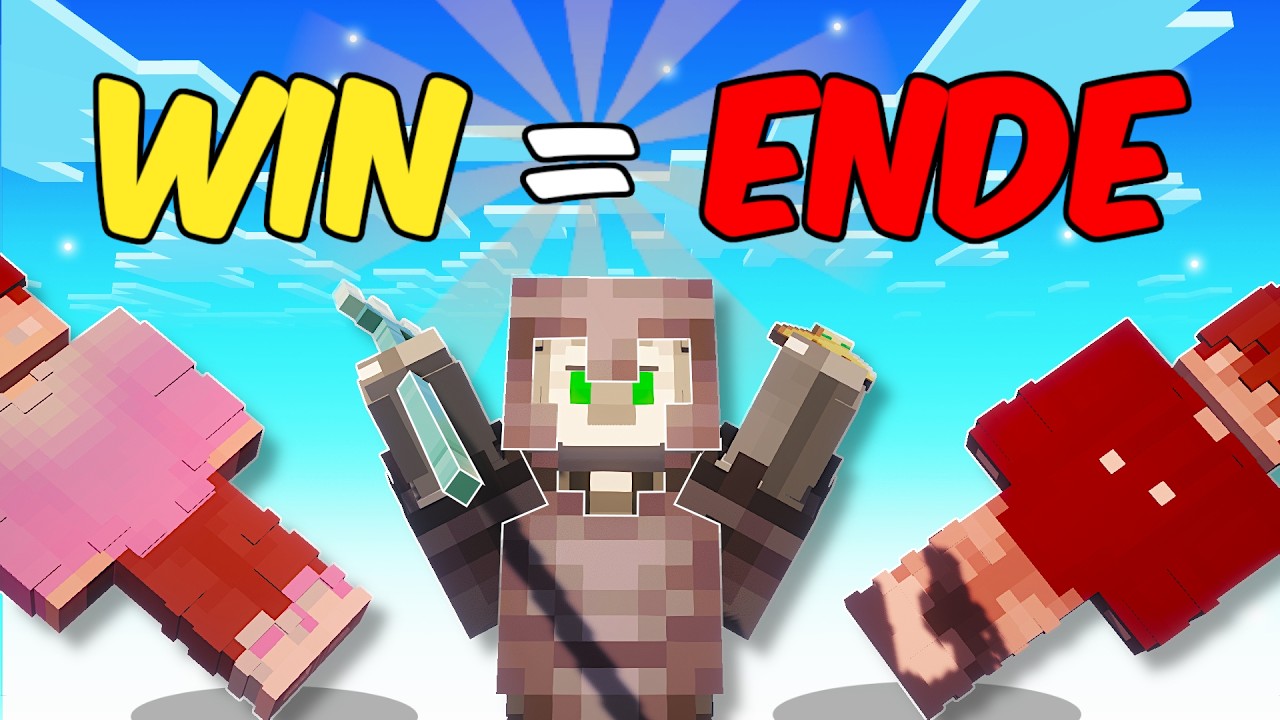 Ich DARF das Video erst beenden, wenn ich GEWINNE… (Minecraft Skywars)
