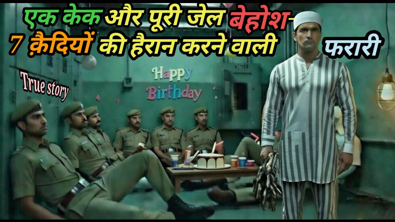 7 क़ैदियों की सबसे शातिर फरारी—केक खिलाकर पुलिस को बेहोश किया और जेल से भाग निकले😱