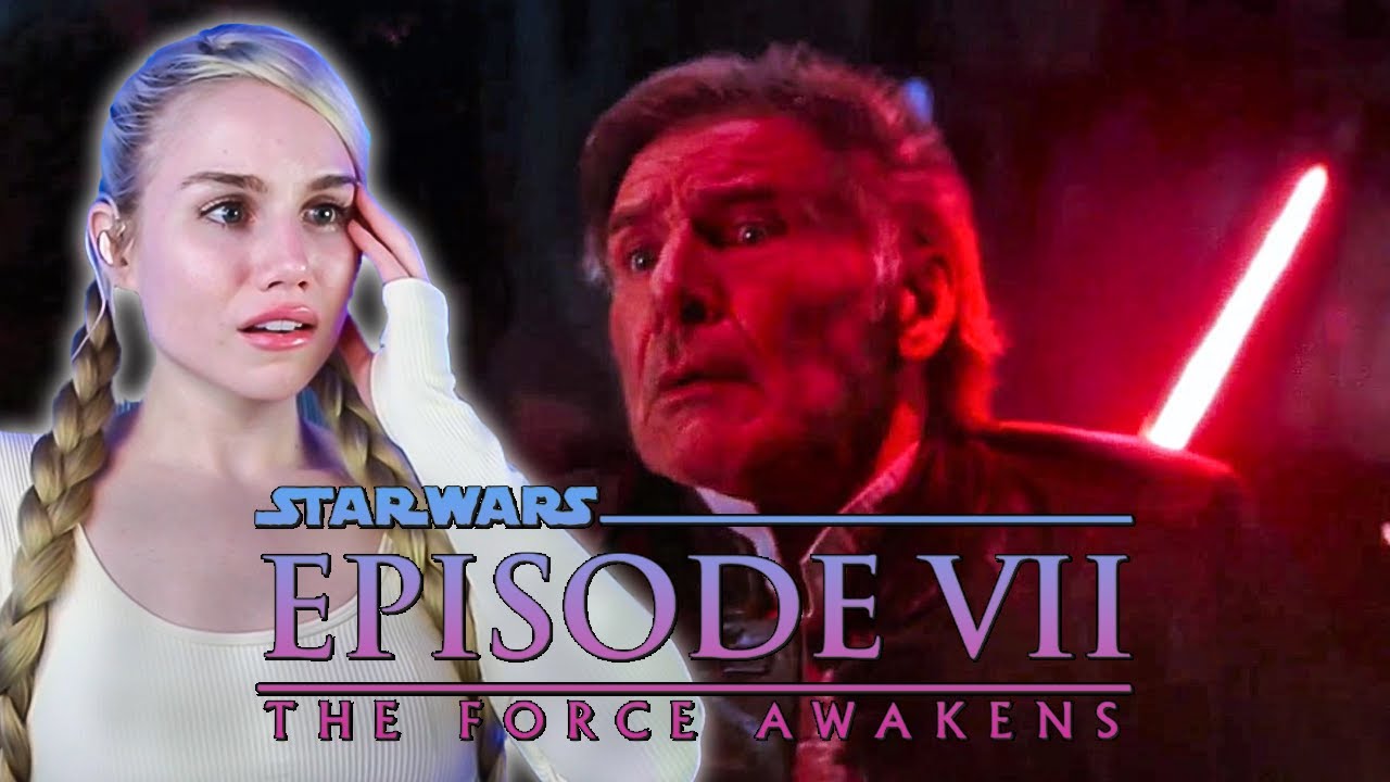 HAN SOLO NOOOO! MY FIRST TIME WATCHING STAR WARS EP 7: THE FORCE AWAKENS!!