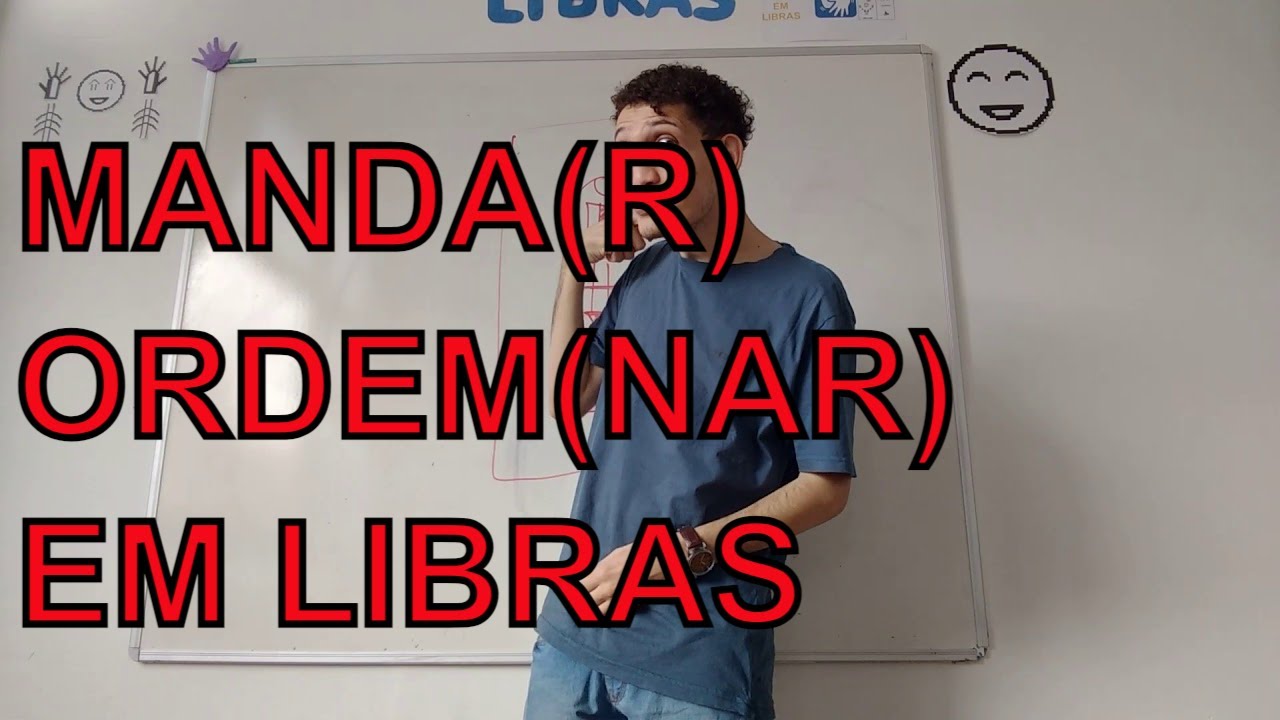 MANDAR | ORDENAR | ORDEM - SINAL EM LIBRAS