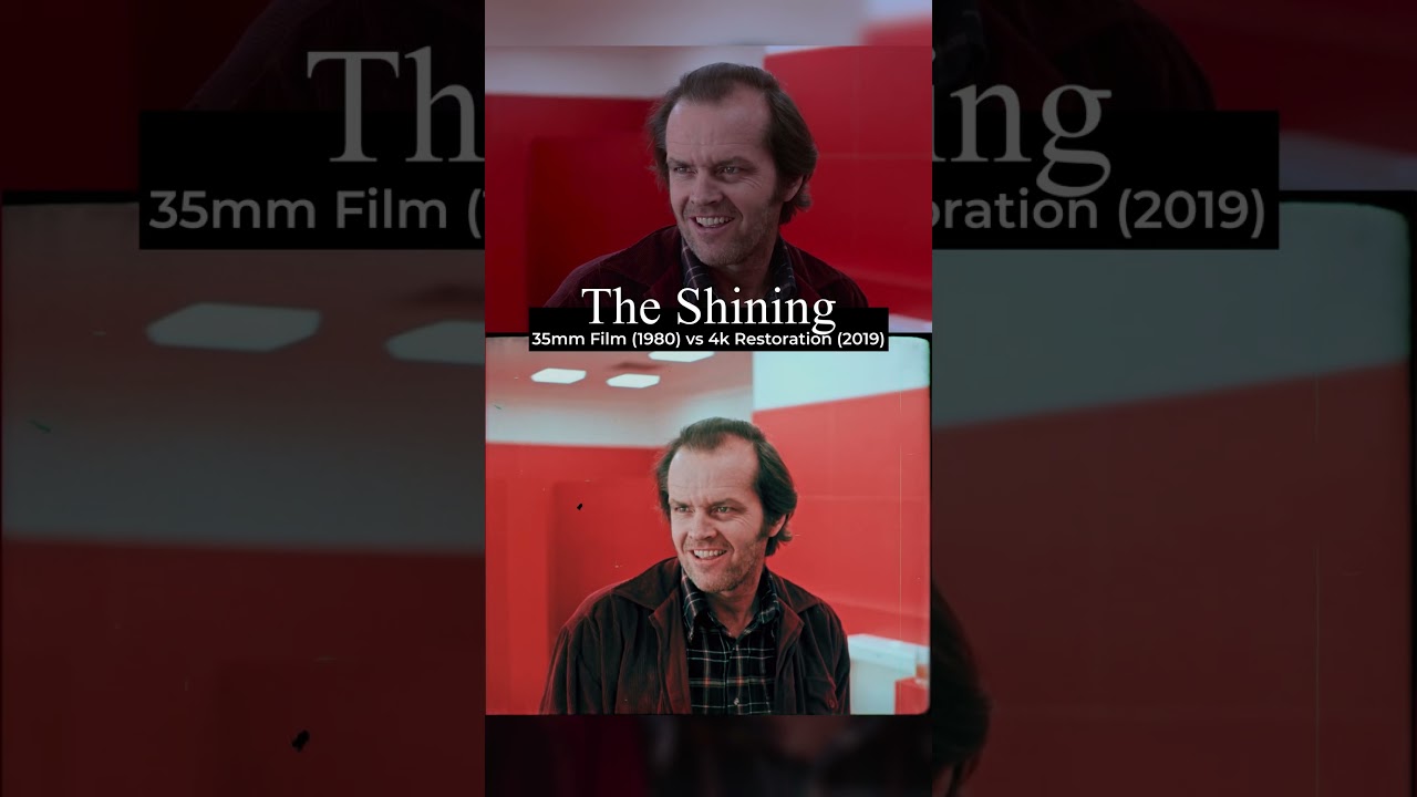 The Shining 35mm vs. 4k 