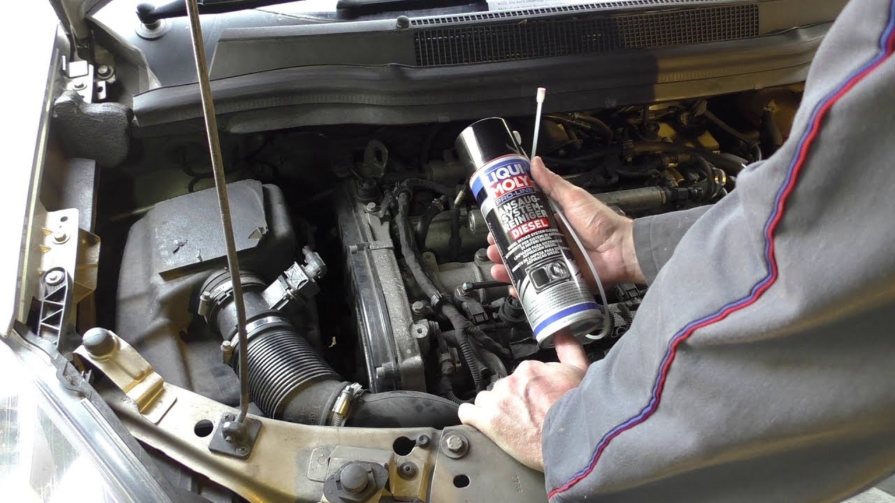 Ansaugsystem reinigen - Opel Zafira 1,9 CDTI, 150PS, Z19DTH, mit LIQUI MOLY 5168 | Alte Post - DIY