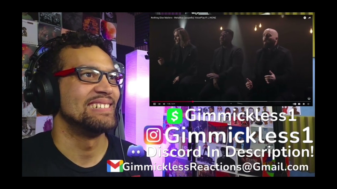 First Reaction: Nothing Else Matters - Metallica (acapella) VoicePlay Ft J.NONE