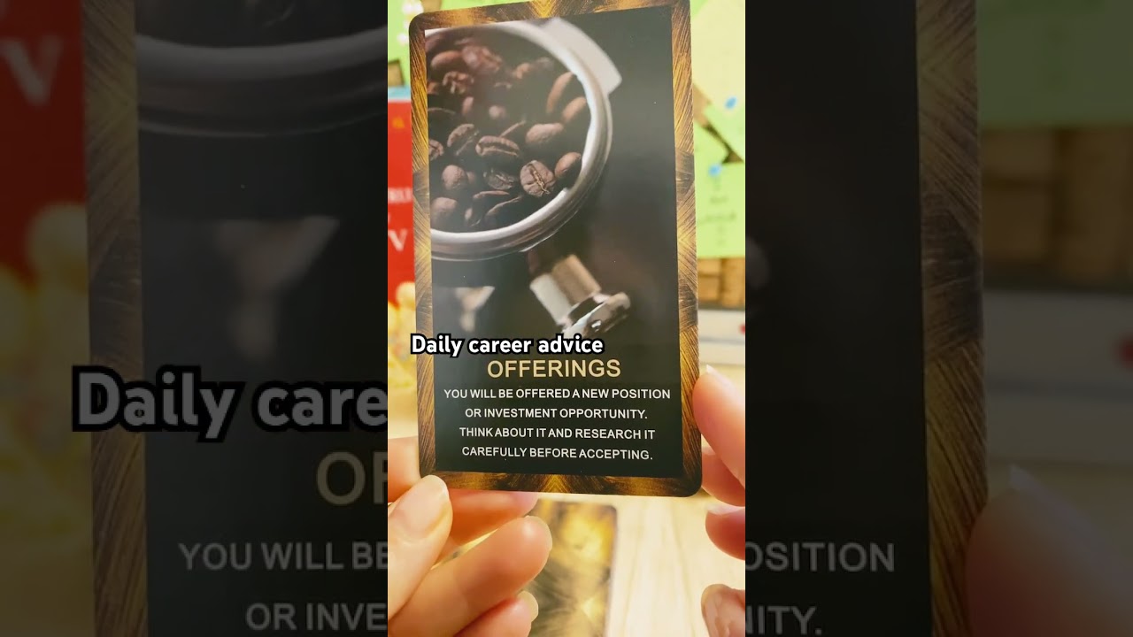 Daily Career Oracle #shorts #short #shortvideo #tarotcardreading #career #careertarot #careeroracle