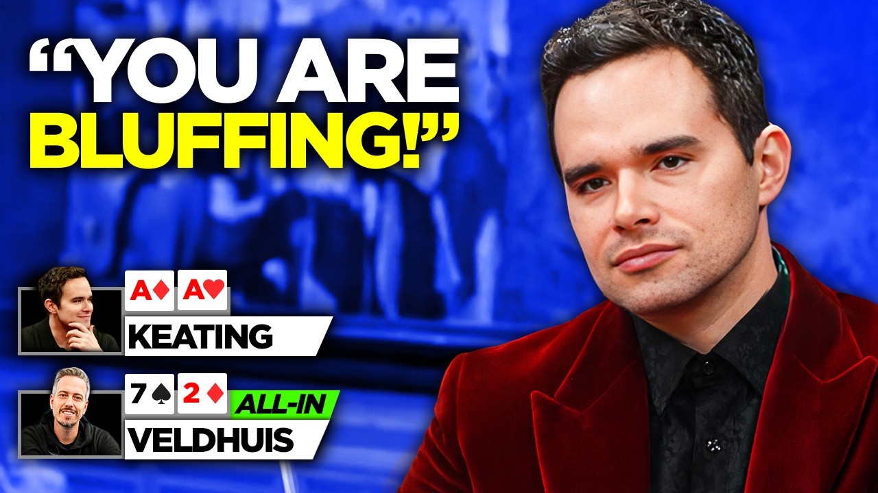 Alan Keating Making Crazy Poker Reads For 26 Minutes Straight