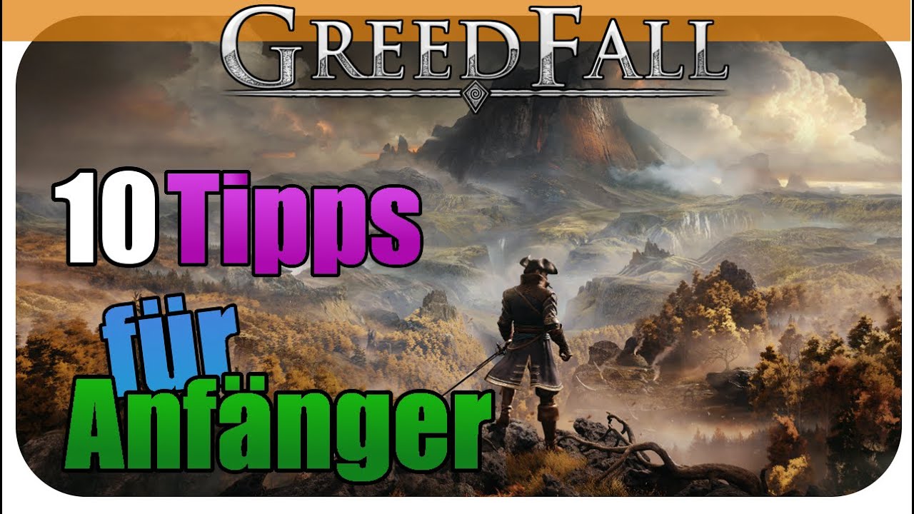 Greedfall 10 Tipps für Anfänger Teil 1 | guide deutsch