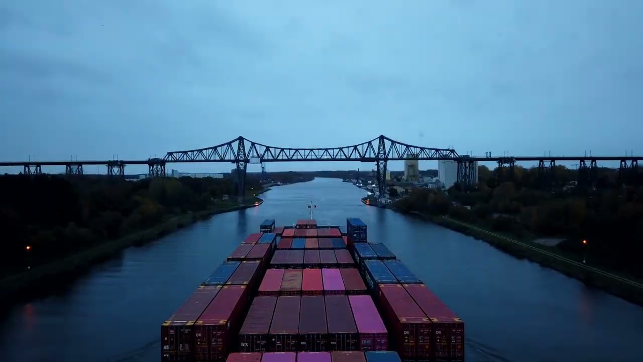 Nordostsee Canal - Kiel Canal - Holtenau OUT #kielcanal #nok #lifeatsea #pilot #pilotagem