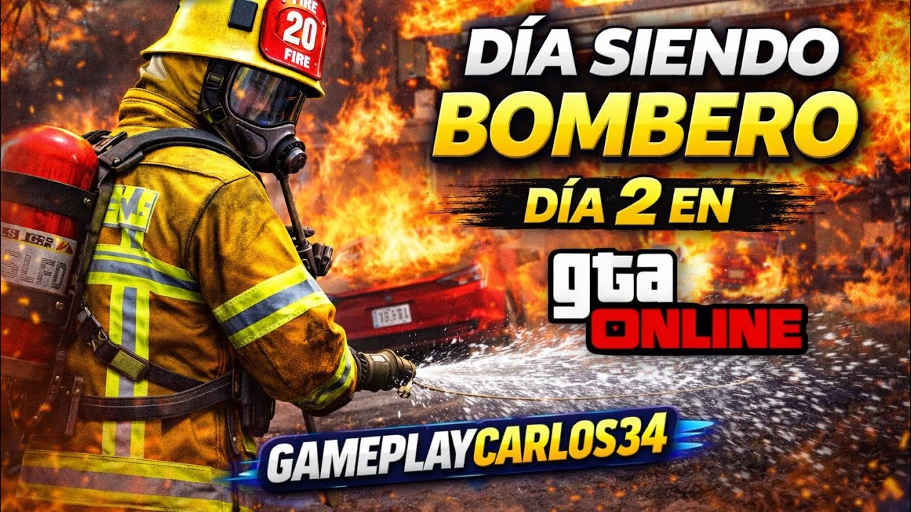 Gta online - Trabajando de Bombero ( dia )