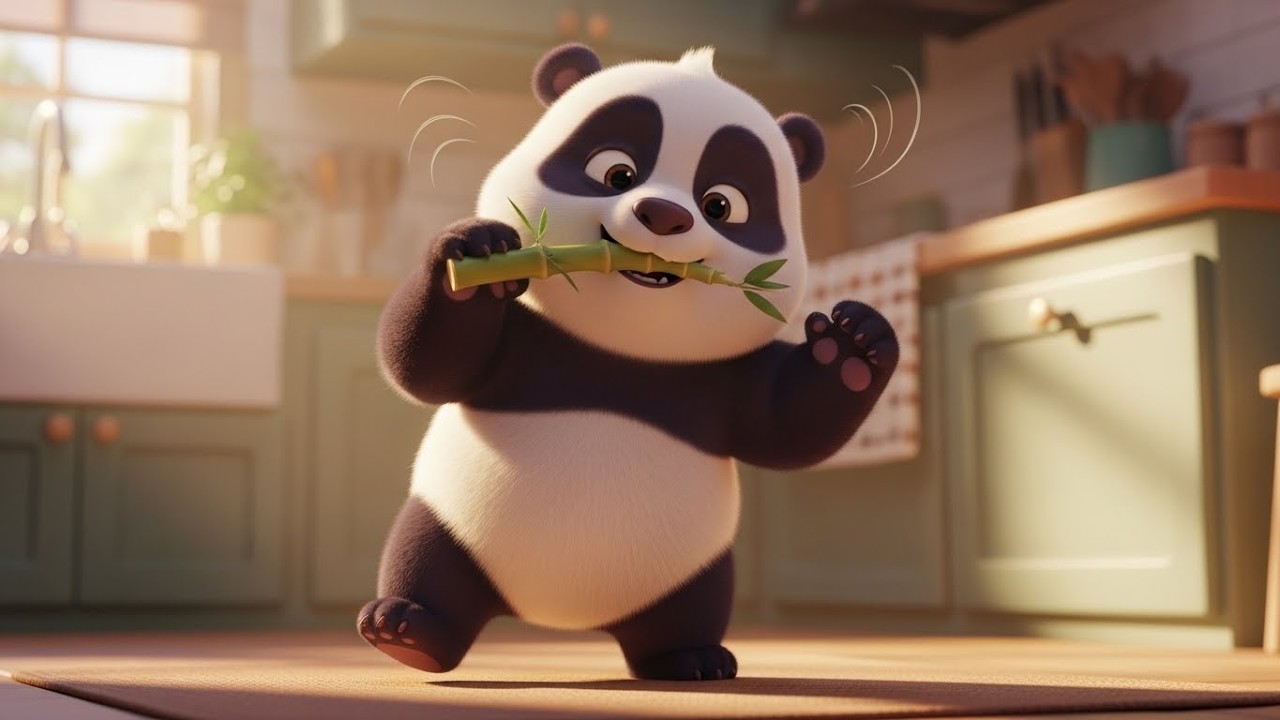 Завтрак-танец маленькой панды «Ням-ням» 🐼🥣💃 | Мультфильм для детей и весёлые приключения