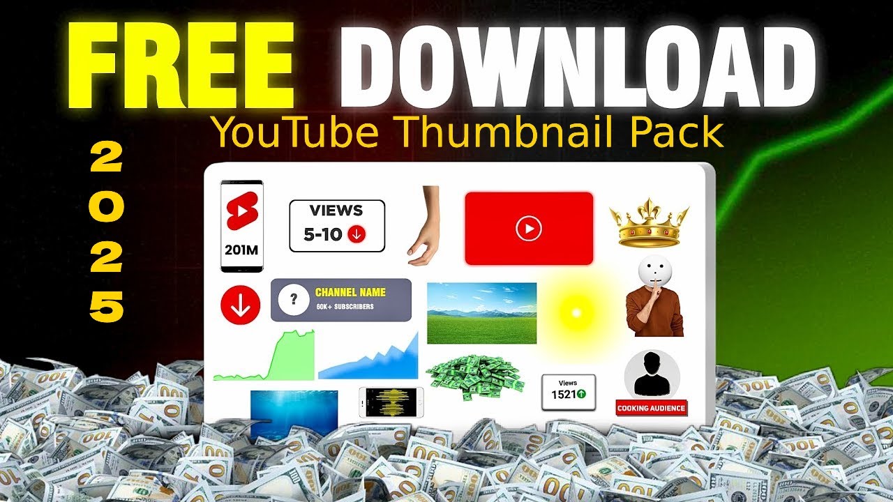 FREE Thumbnail Editing Pack 2025 | Download Pro YouTube Thumbnails Now!
