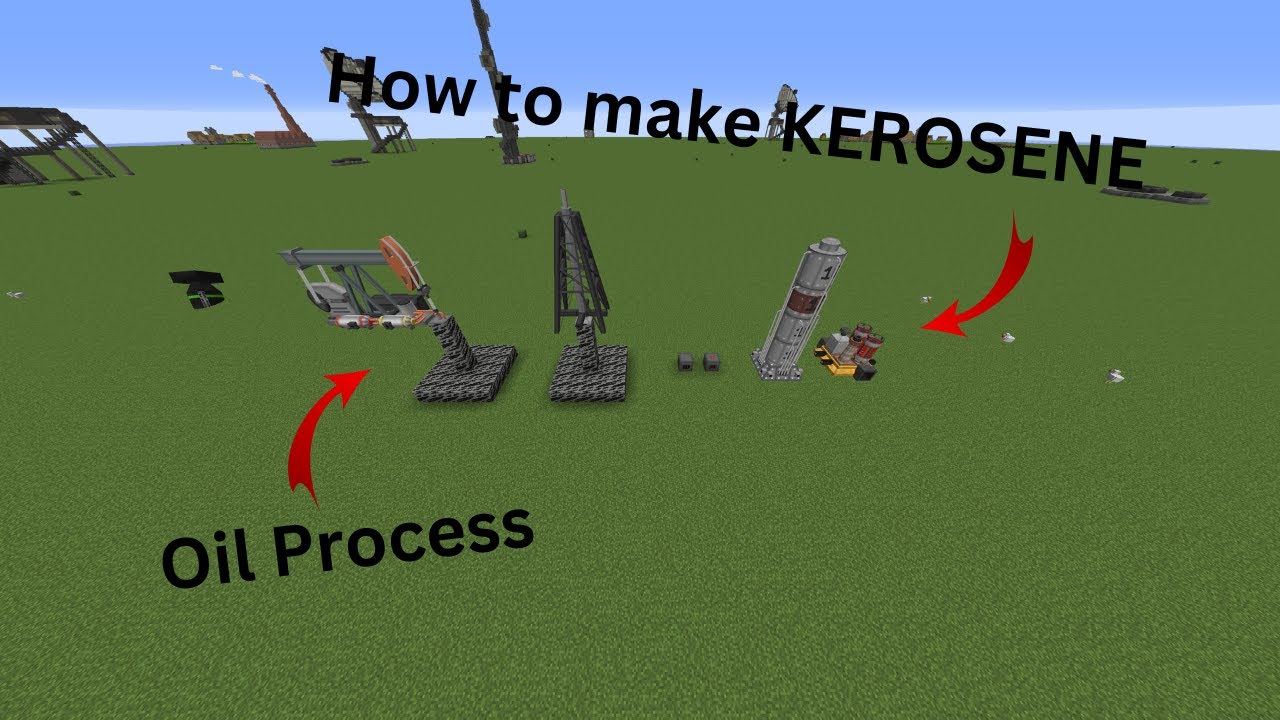 Minecraft Nuclear Tech Mod| HOW TO MAKE THE FUEL/LIQUID KEROSENE