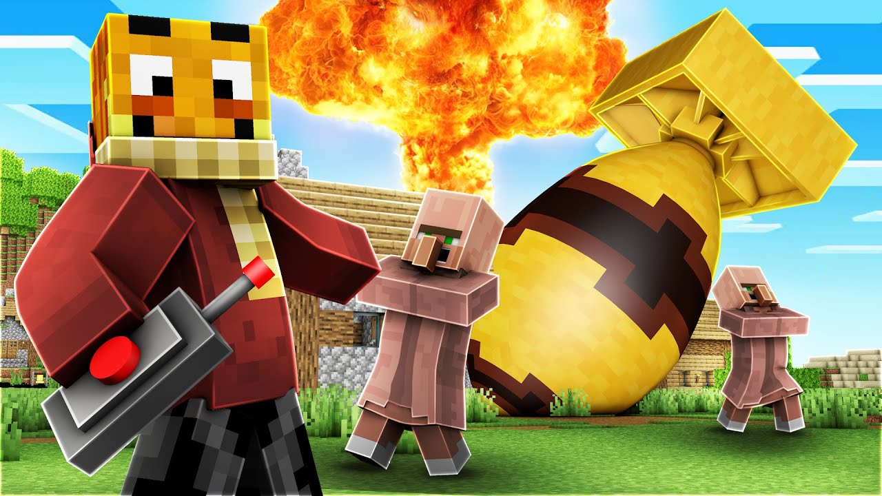 Ich zünde die stärkste ATOMBOMBE in Minecraft...