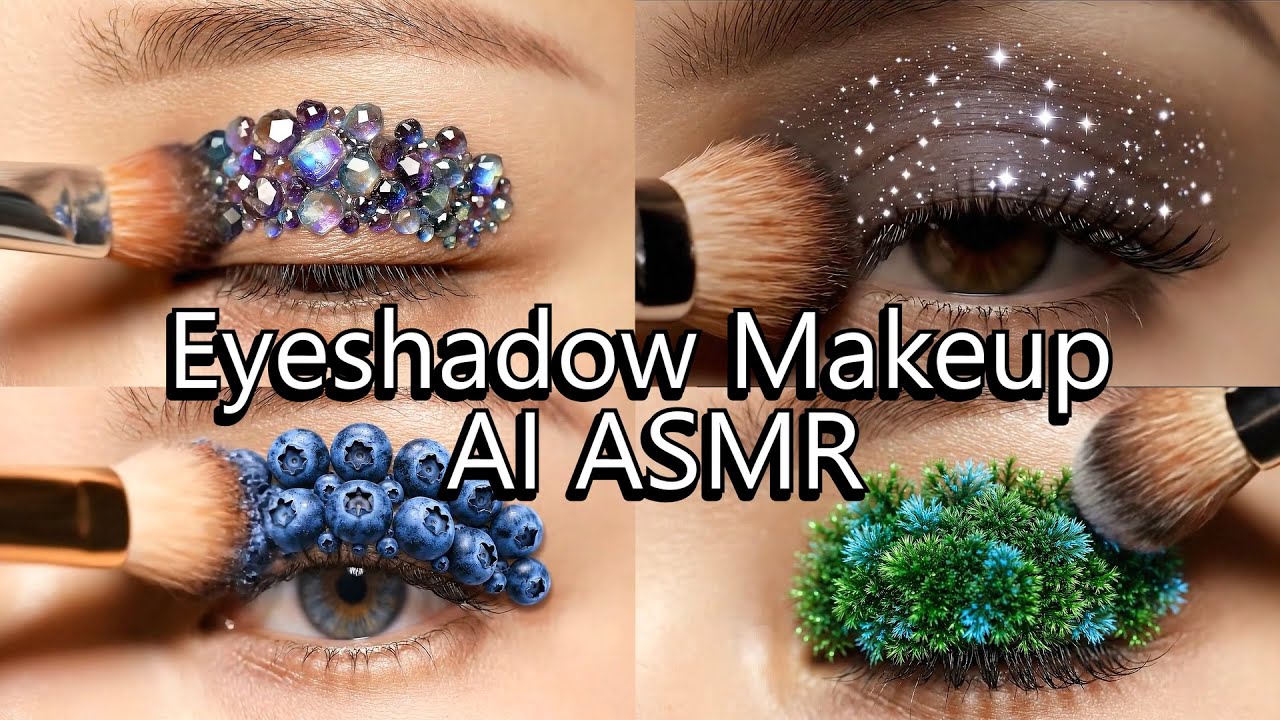 Which Eyeshadow Would You Wear?? | Satisfying Makeup AI ASMR