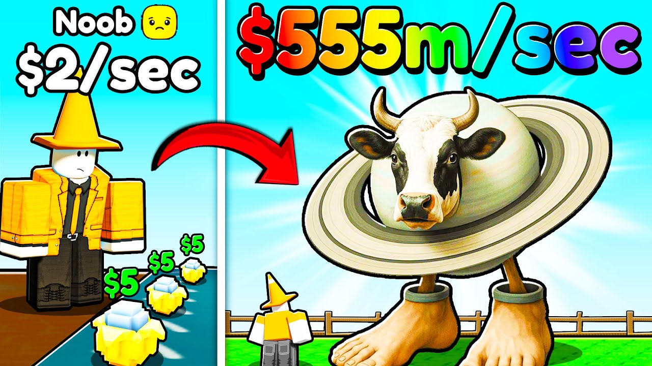 Я прошел путь от нуба до миллиардера в Roblox My Brainrot Egg Farm!