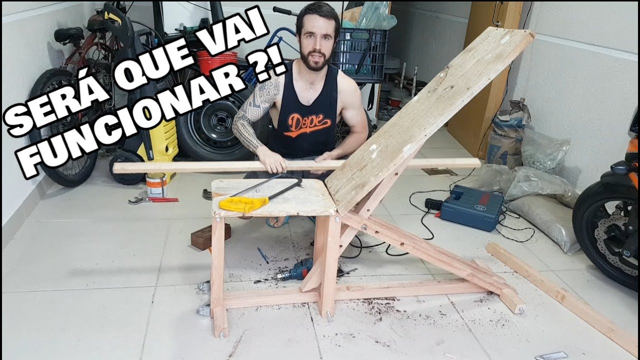 COMO FIZ MEU BANCO RECLINÁVEL/DECLINÁVEL PARA SUPINO ! ! !