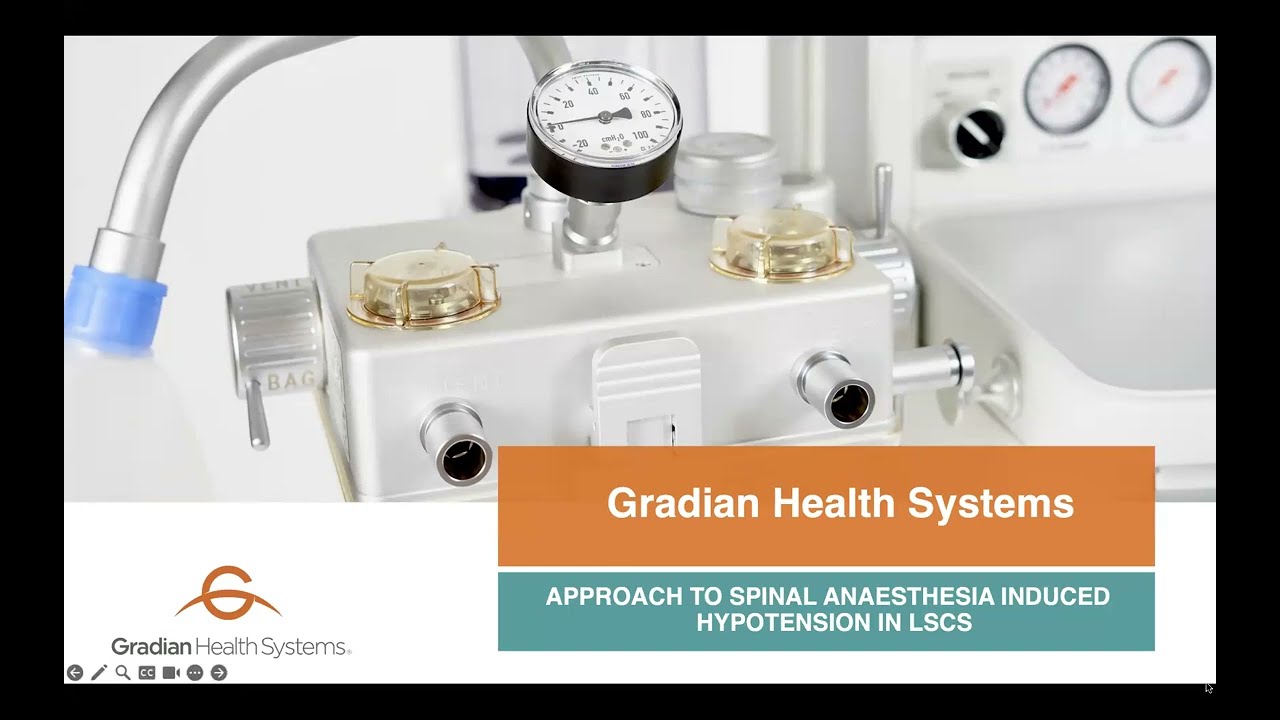 Part 1: Approach To Spinal Anesthesia Induced Hypotension In Caesarean Section