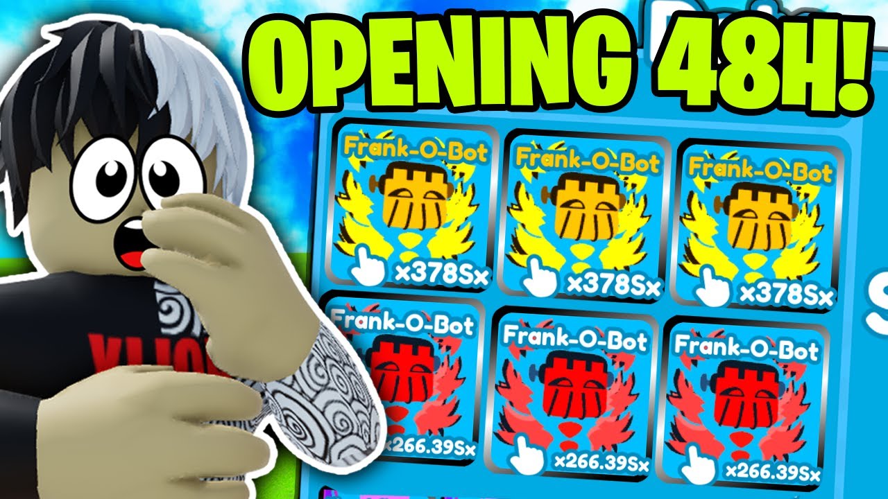 OTWIERAŁEM EVIL JAJKA PRZEZ 48H (Roblox, Rebirth Champions X)