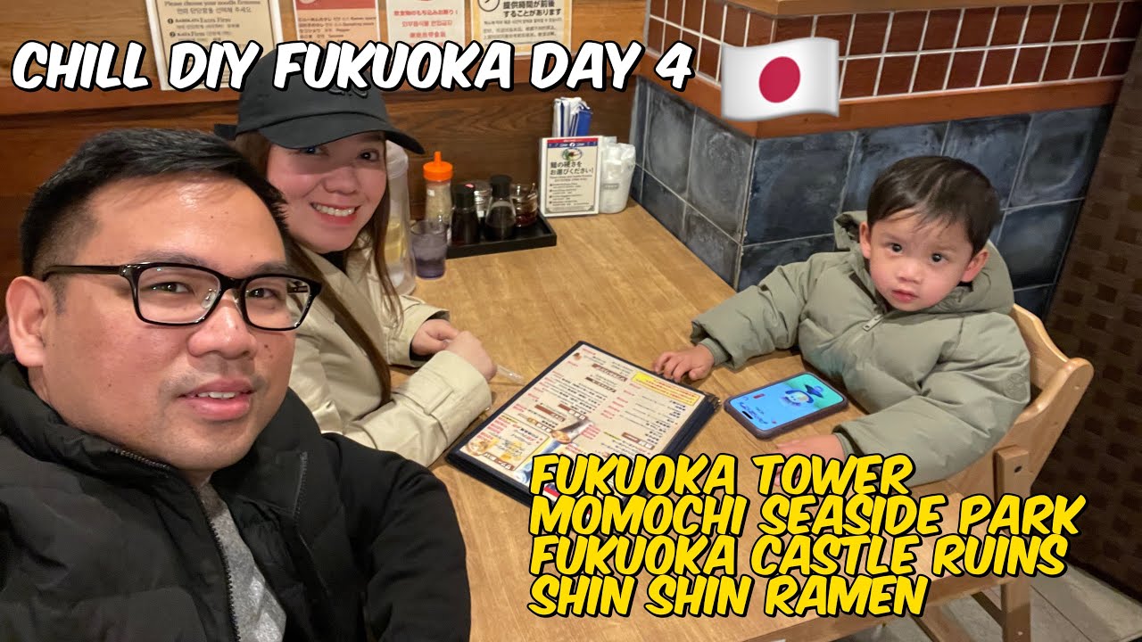FUKUOKA JAPAN!! Part 4 -Fukuoka Tower & Castle Ruins / Momochi Seaside Park