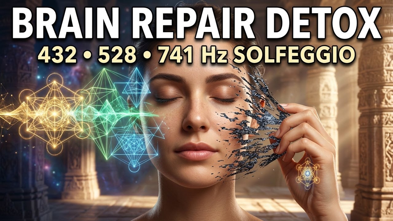 Nebula Healing Drone | 528Hz + 432Hz + 741Hz Solfeggio Blend • Deep Space Meditation