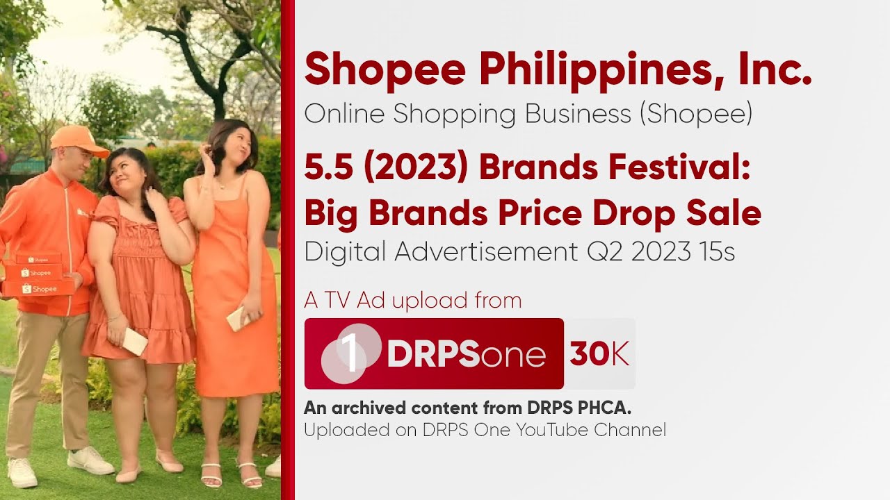 Shopee 5.5 (2023) Brands Price Drop Festival Sale Digital Ad Q2 2023 15s (Philippines)
