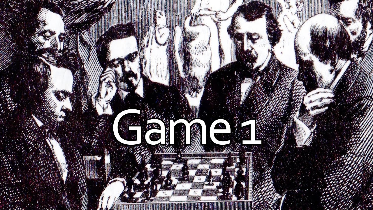 Morphy vs Anderssen game 1 / Unofficial chess champion match 1858