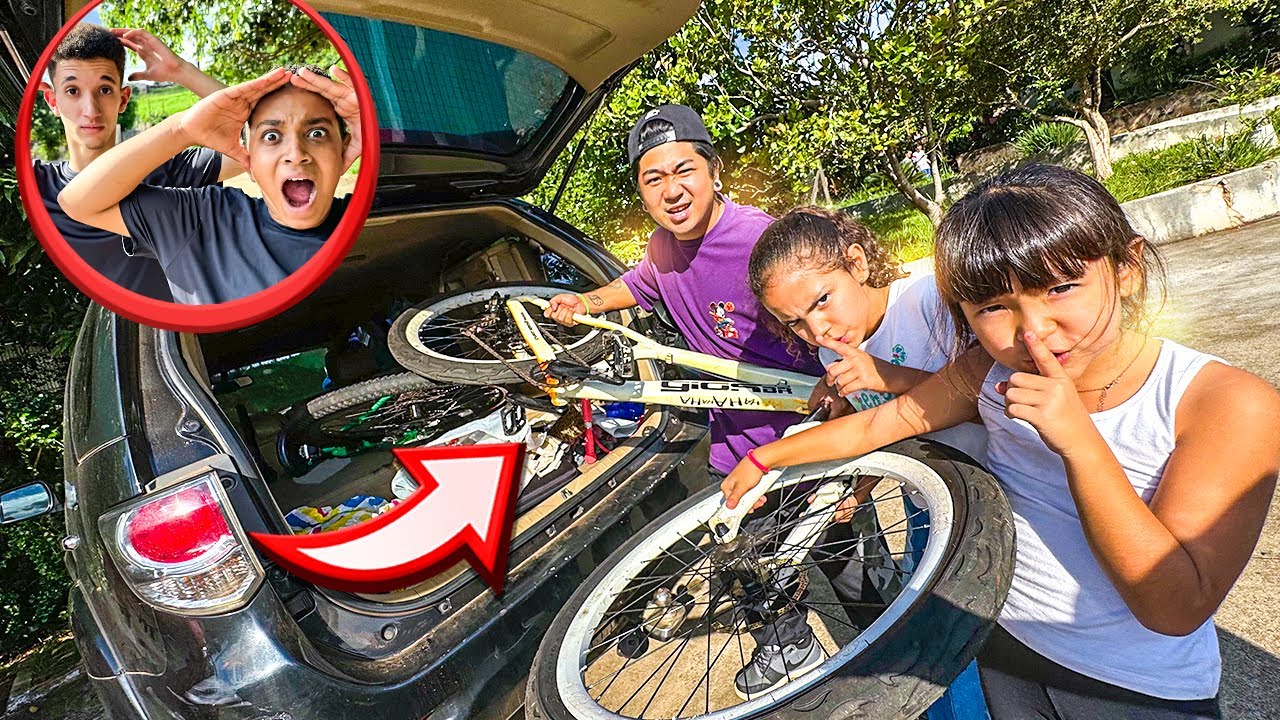 PEGAMOS AS BIKES DOS VALENTÕES SEM ELES SABEREM! 😱🚴‍♂️🔥