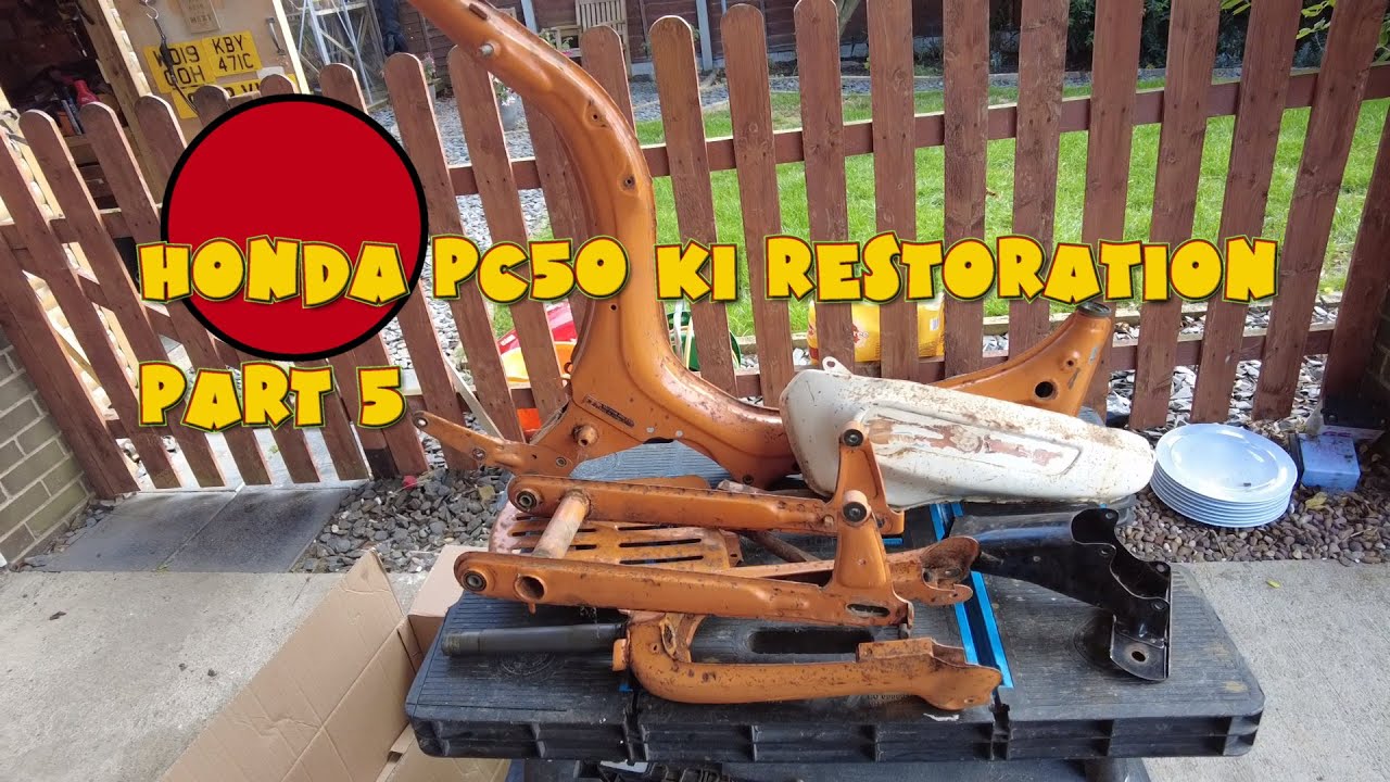 Honda PC50K1 restoration part 5