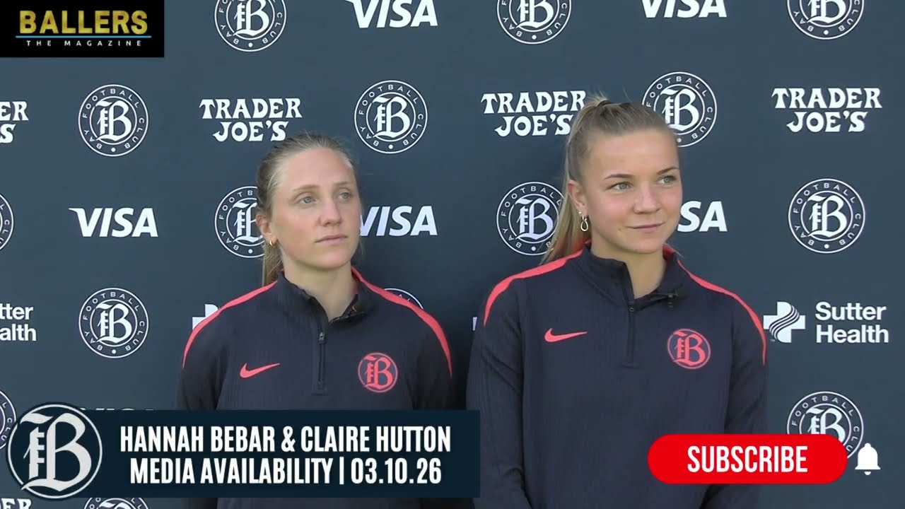 Hannah Bebar & Claire Hutton: Bay FC Training Session |NWSL Opening Week Media Availability 03.10.26