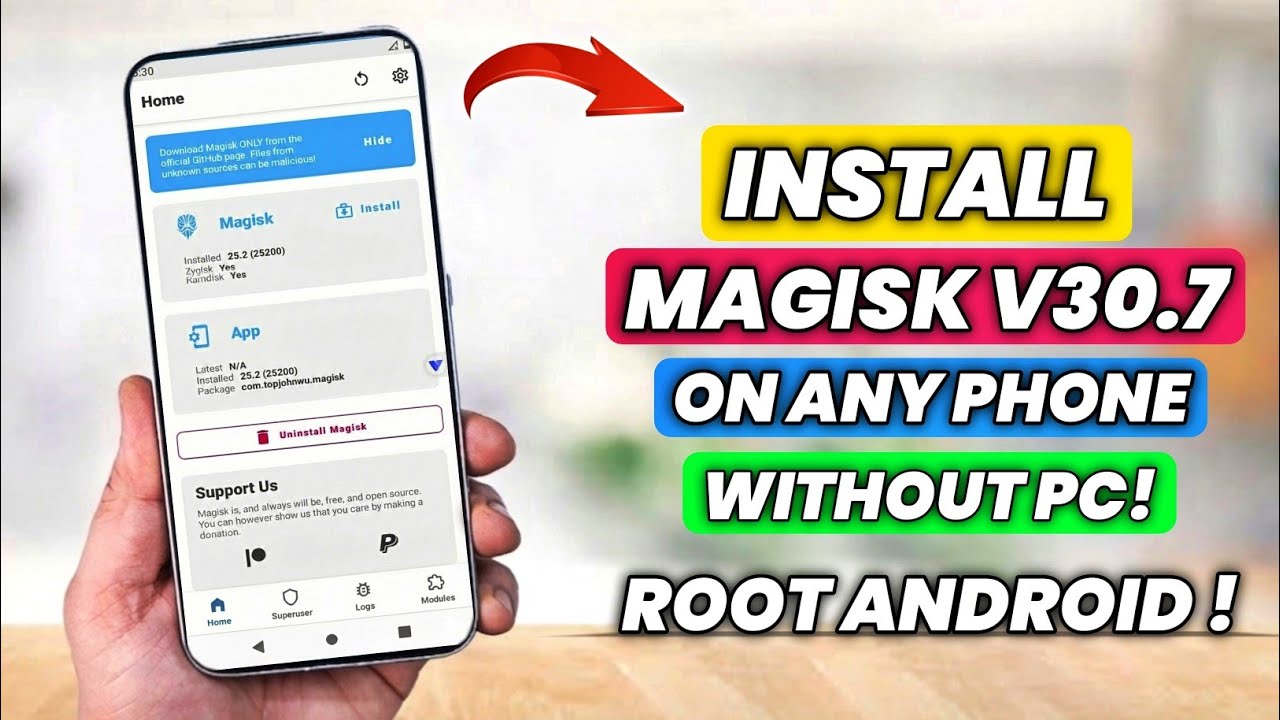 Install Magisk Latest Version In Any Phone | Root Any Android Phone | Root Phone