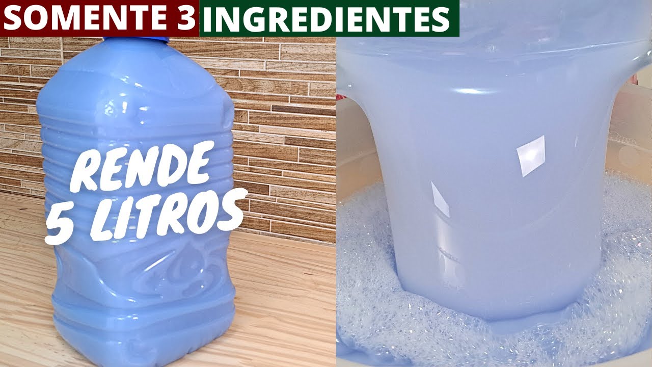 NÃO PRECISA RALAR SABÃO -  É SÓ BATER TUDO NO LIQUIDIFICADOR E TÁ PRONTO
