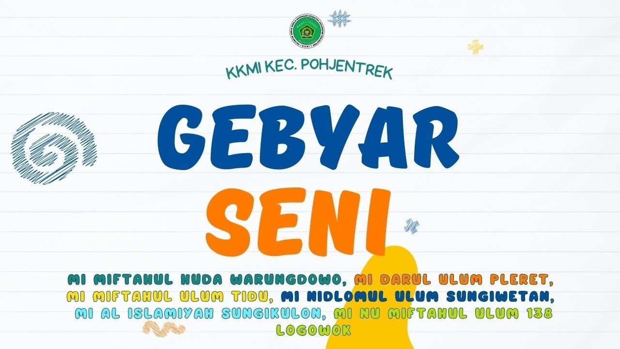 🔴[LIVE]  Gebyar Seni & Gelar Karya KKMI Kec. Pohjentrek 2026