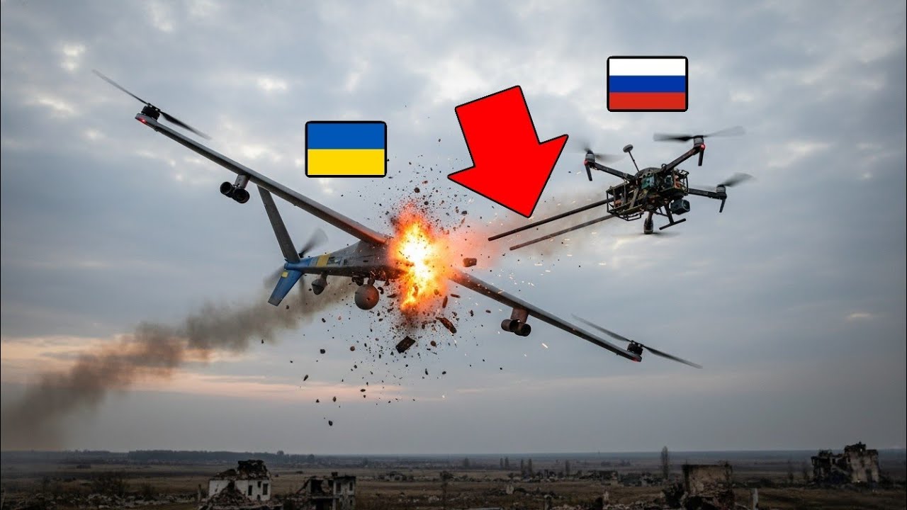 Russia's Reusable Interceptor Drone Just Tore Through a Ukrainian Drone Using Mysterious Rods