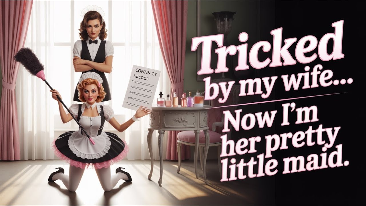 “Tricked by My Wife… Now I’m Her Pretty Little Maid”   Crossdressedstory,Boy2Girl,M2F,TGTF