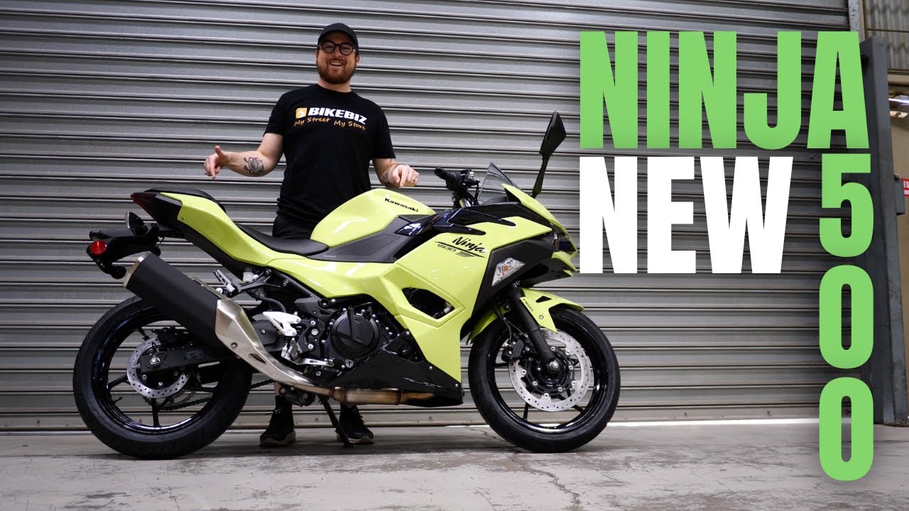 НОВЫЙ KAWASAKI NINJA 500 2026 года: первый взгляд! I Bikebiz