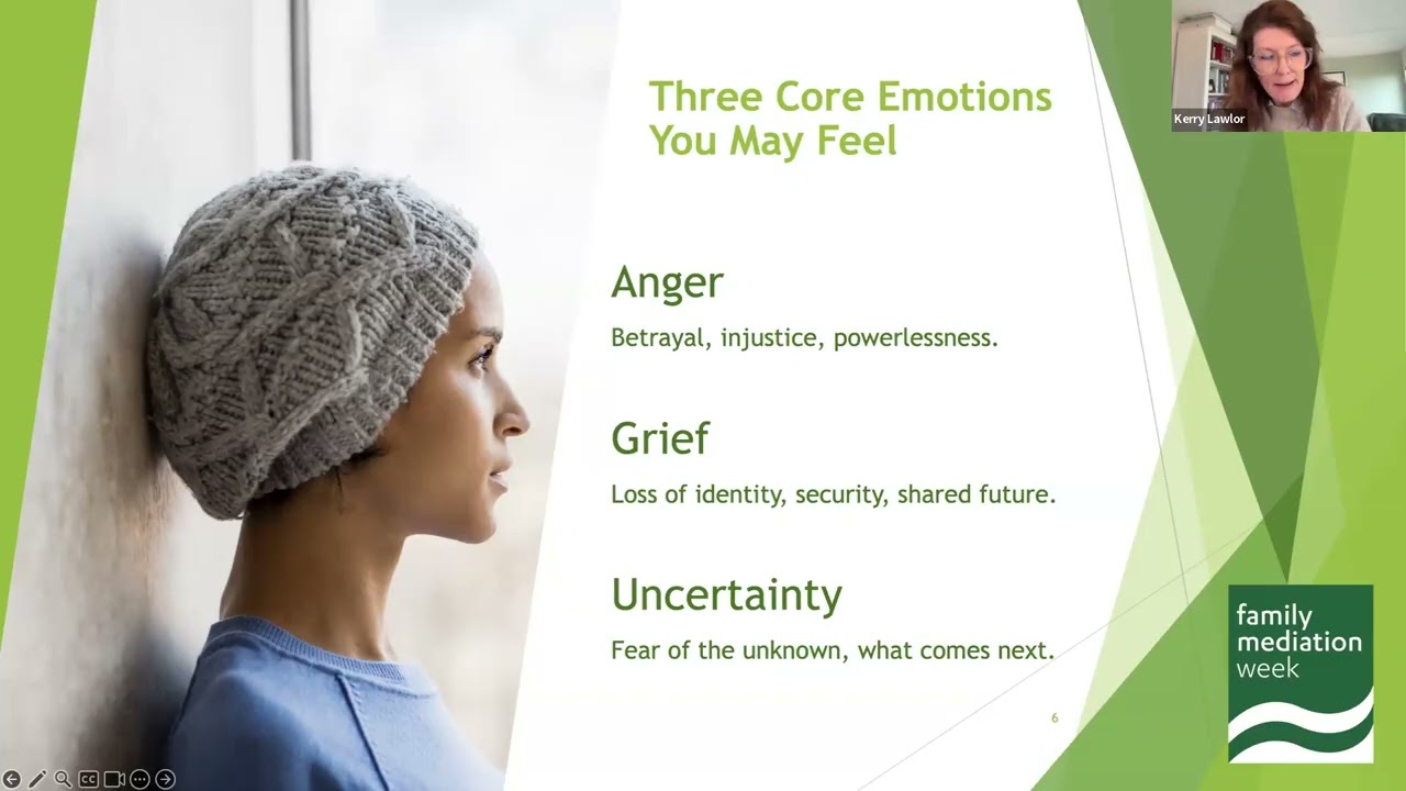 Practical tips to manage turbulent emotions in separation or divorce
