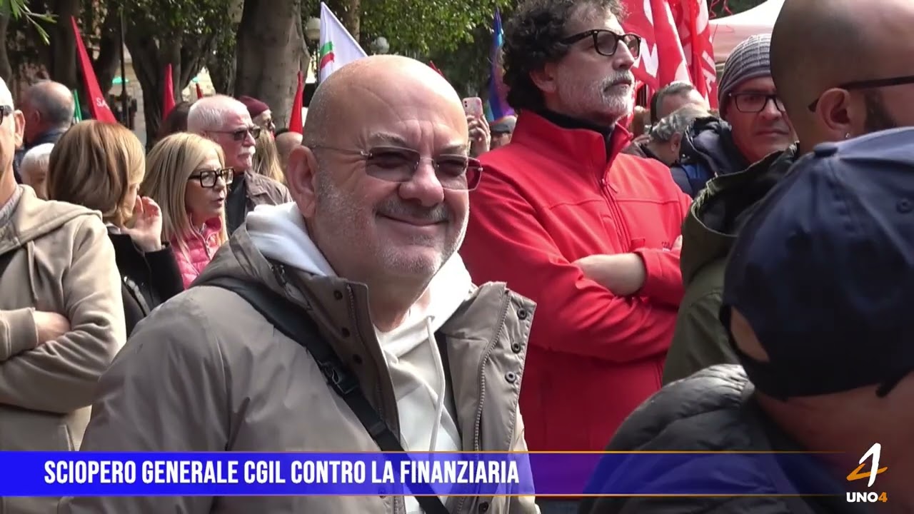Sciopero generale CGIL contro la finanziaria