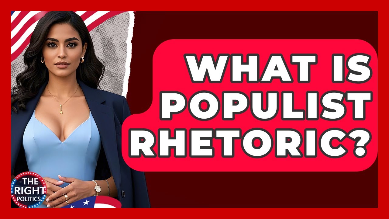 What Is Populist Rhetoric? - The Right Politics