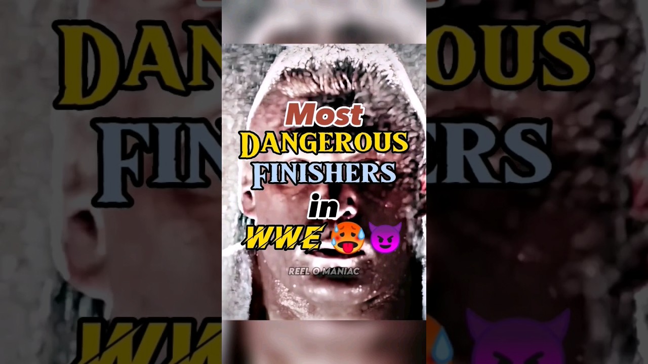 Most Dangerous🥵😈Finishers in WWE (Part-1) || Reel O Maniac #subscribe #wwe #wweshorts