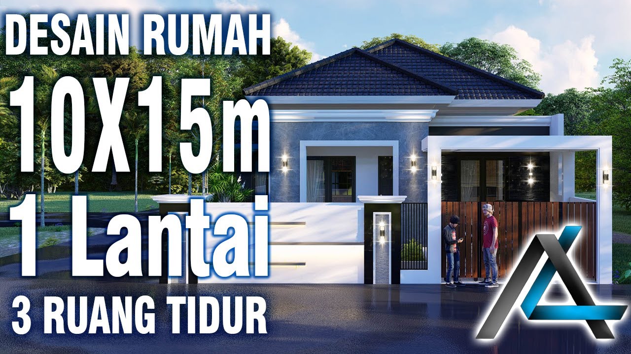 DESAIN RUMAH 10 x15 meter I Pangkep– DESAIN RUMAH MINIMALIS