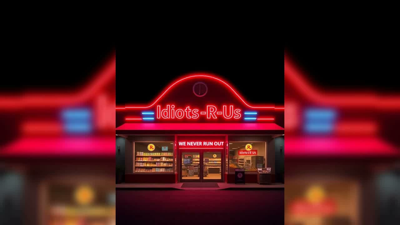 Idiots-R-Us (We Never Run Out)