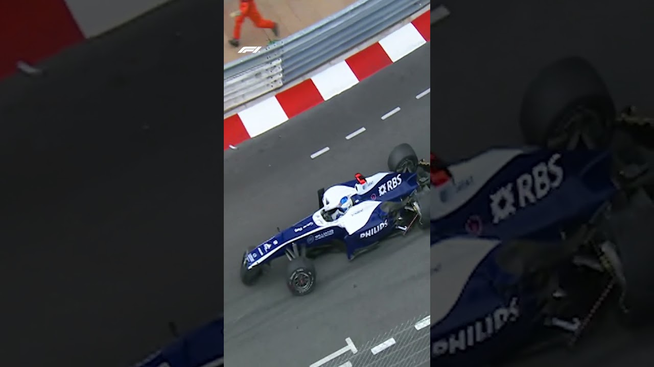 Drain Destroys F1 Car 