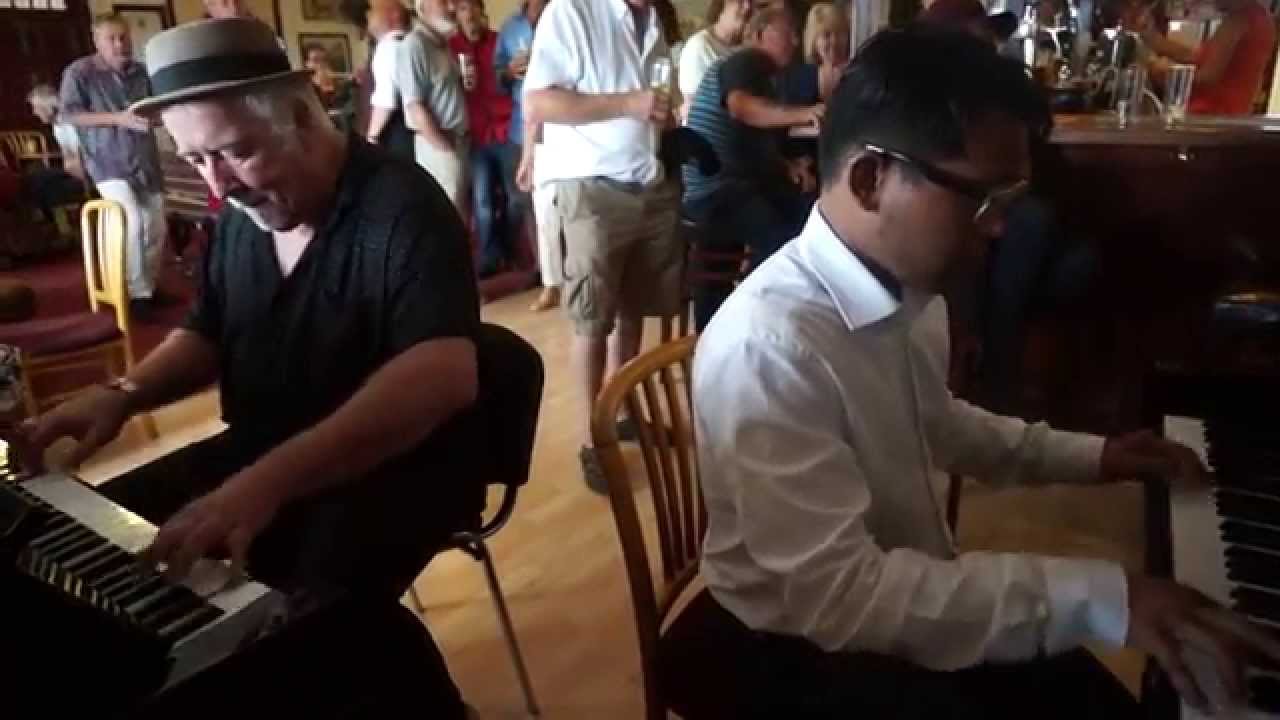 Live Music : Boogie Woogie : 2014 UK Festival - Diz Watson and Eeco Rijken Rapp